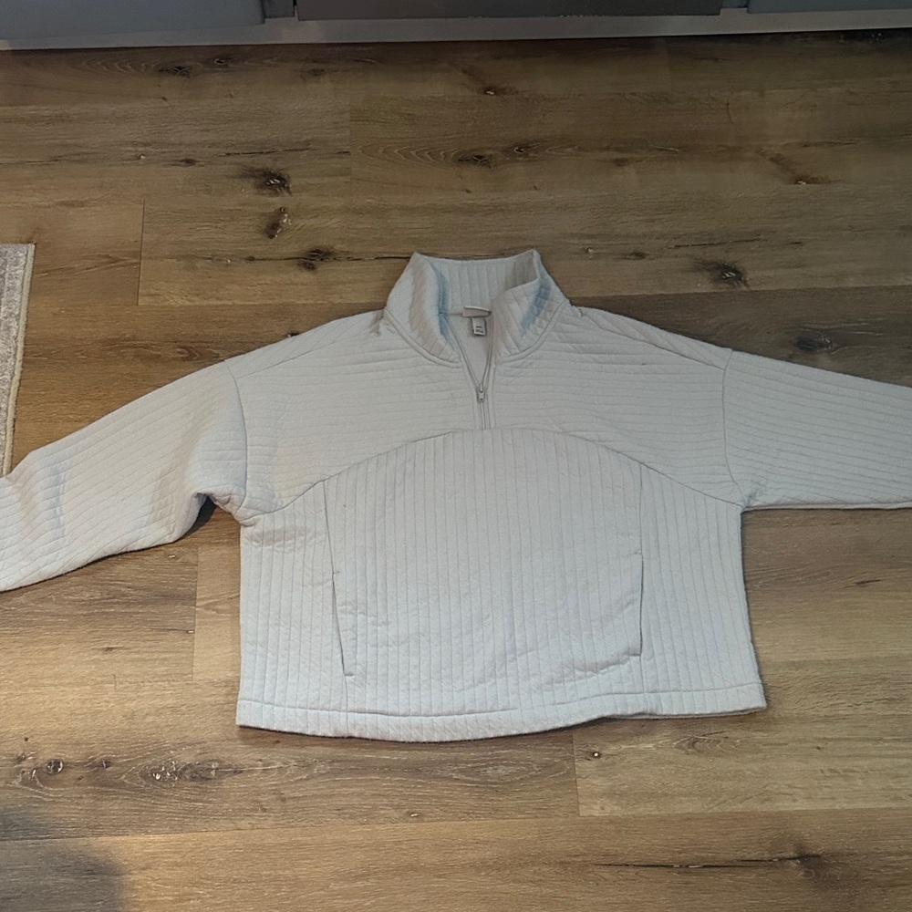 a new day Light Gray Quarter-Zip Pullover